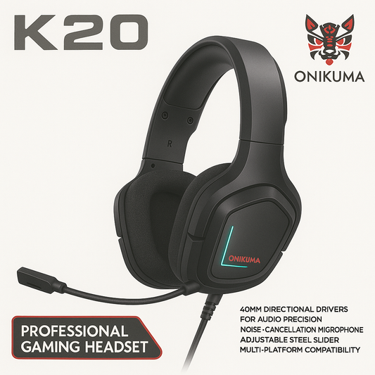 Audífonos Gamer Onikuma K20 con Micrófon